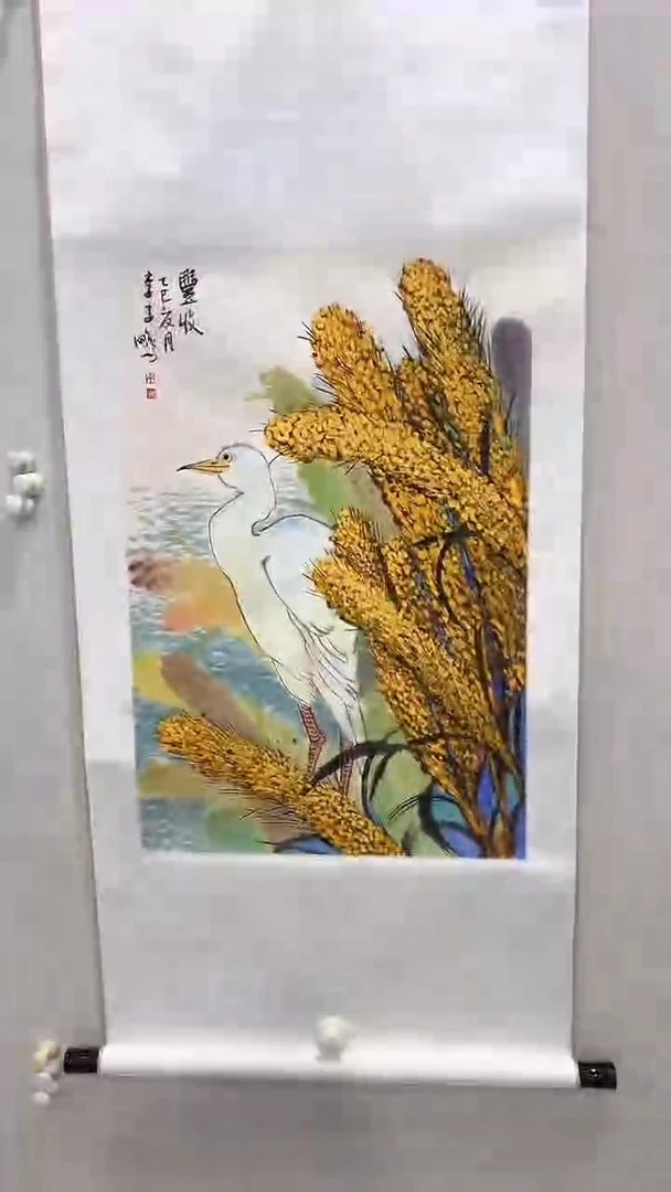 国画李子鹏-2.7平尺-国画作品-h-紫