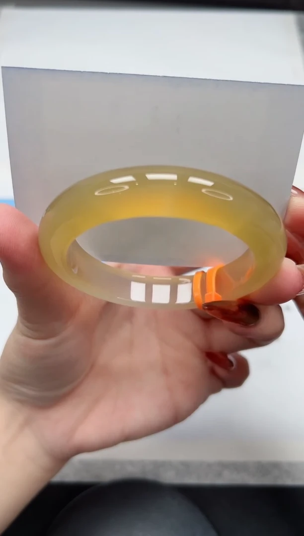 【闪购商品】玛瑙/玉髓手镯未镶嵌271/香槟56.1