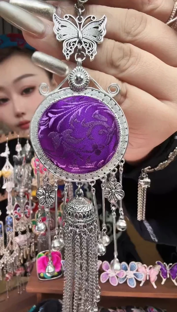 刺绣纯手工民族风刺绣压襟