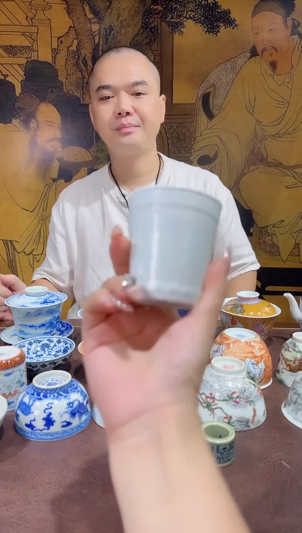 瓷片景德镇瓷器茶器茶杯