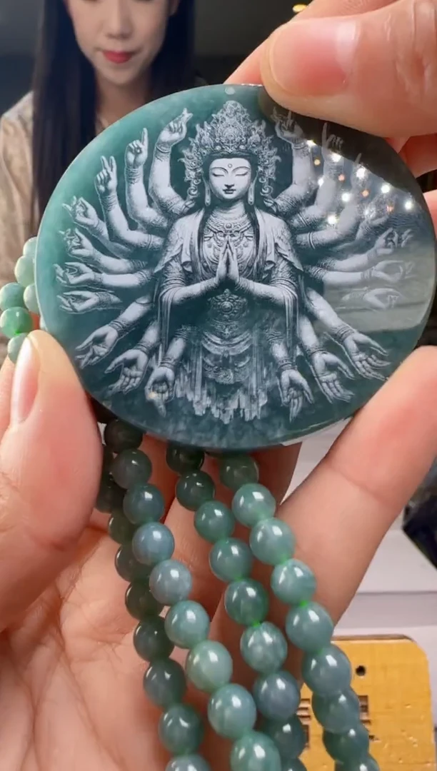 吊坠(赠链)未镶嵌翡翠多样性发其一HH@@60B7J11546