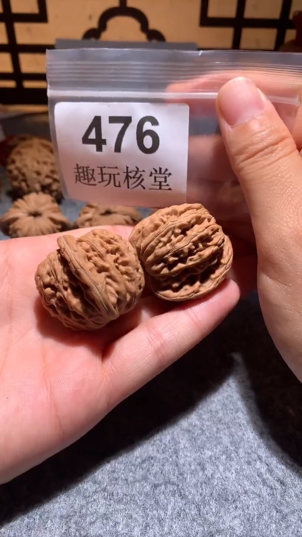 把件文玩核桃【趣玩核堂】476号，38左右汉高楼