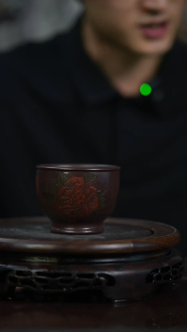 茶杯紫砂宜兴知衍传器原矿全手杯子