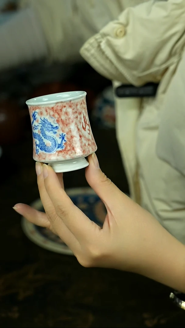 茶具还挺美，蹲下看看！