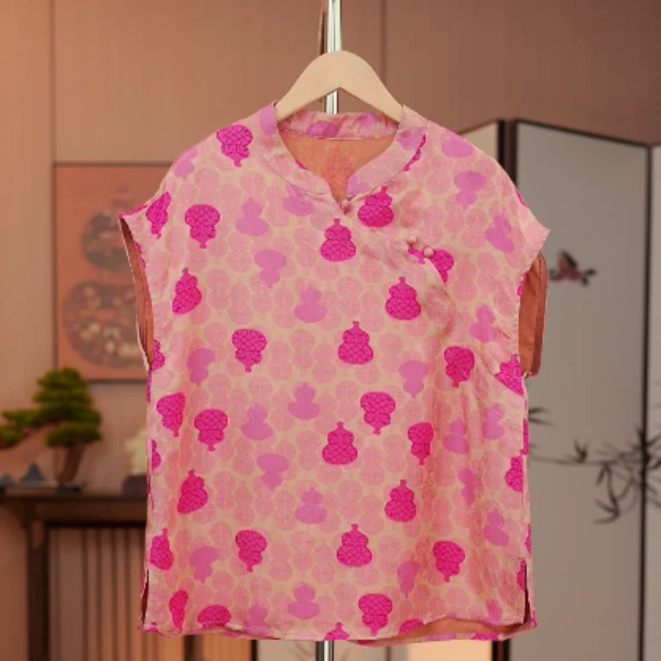 【福禄小满】新中式国风气质衬衫上衣小衫