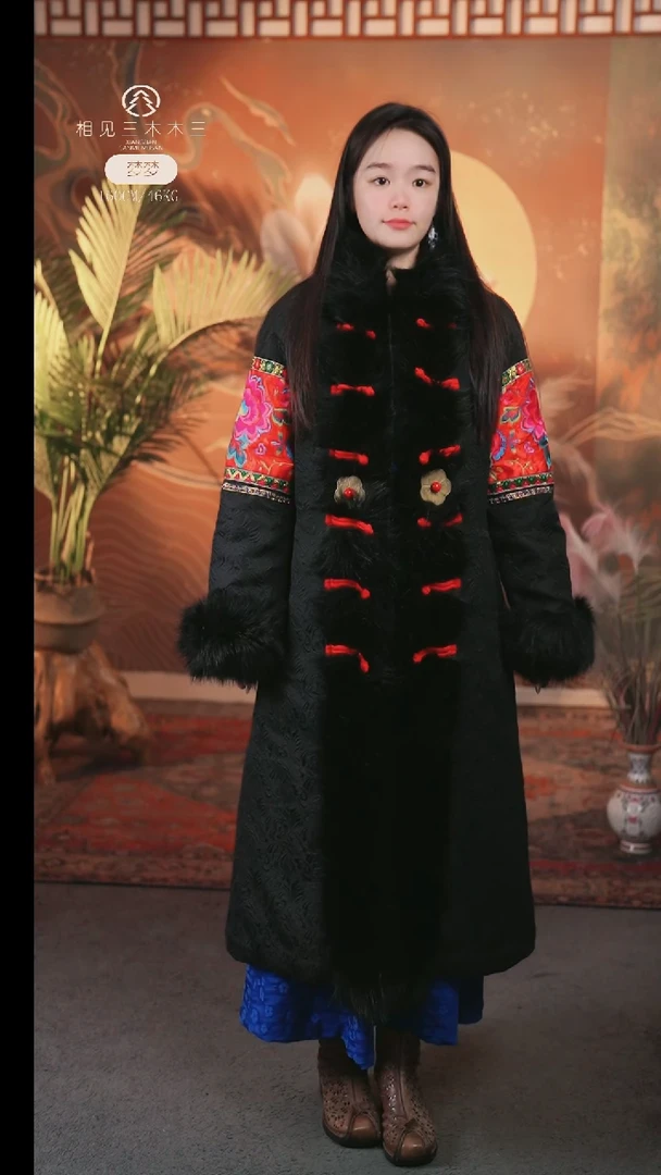 套头花期棉服款式