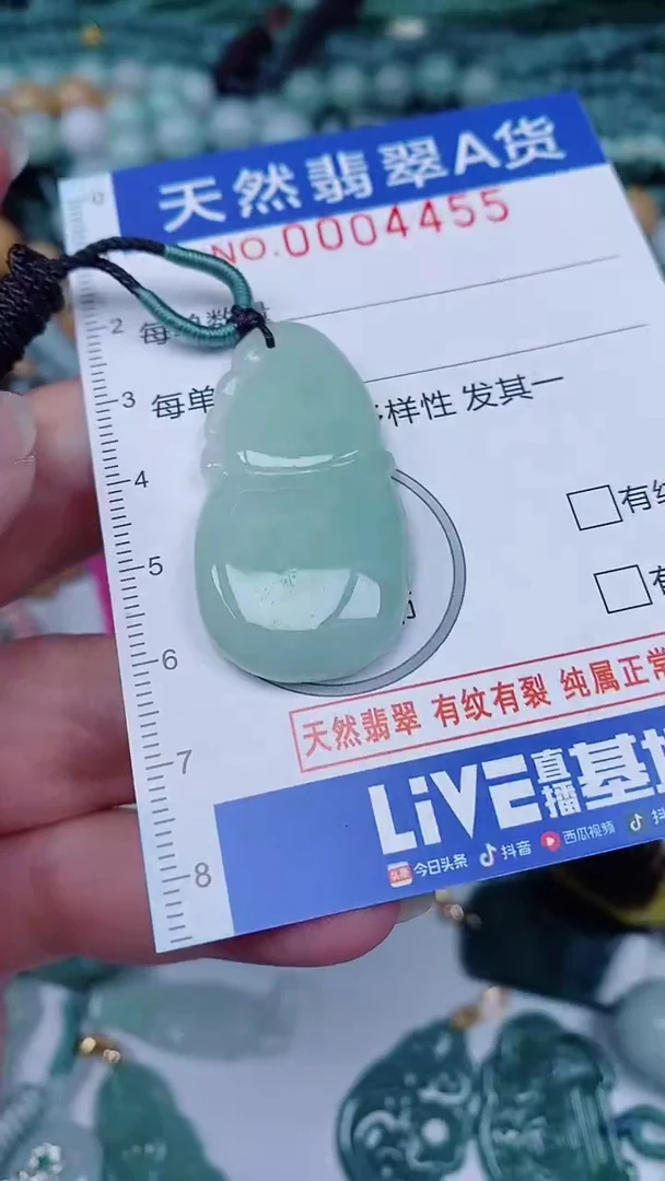 翡翠未镶嵌颈饰00004455