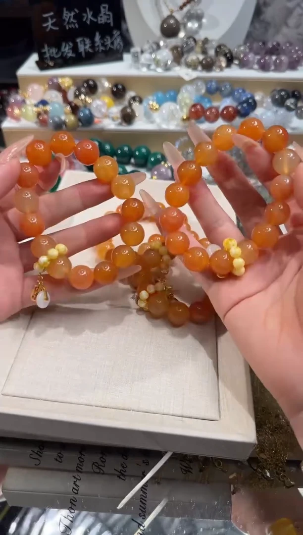 未镶嵌手串水晶多样性发一