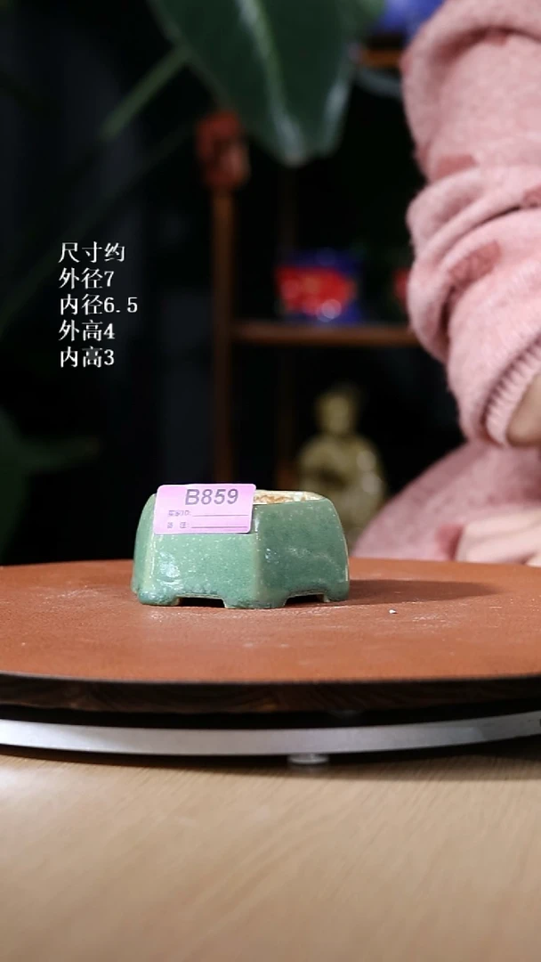 【石湾花盆】3.5寸六角盆859