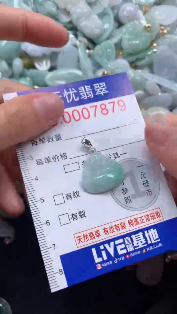 颈饰未镶嵌翡翠7879