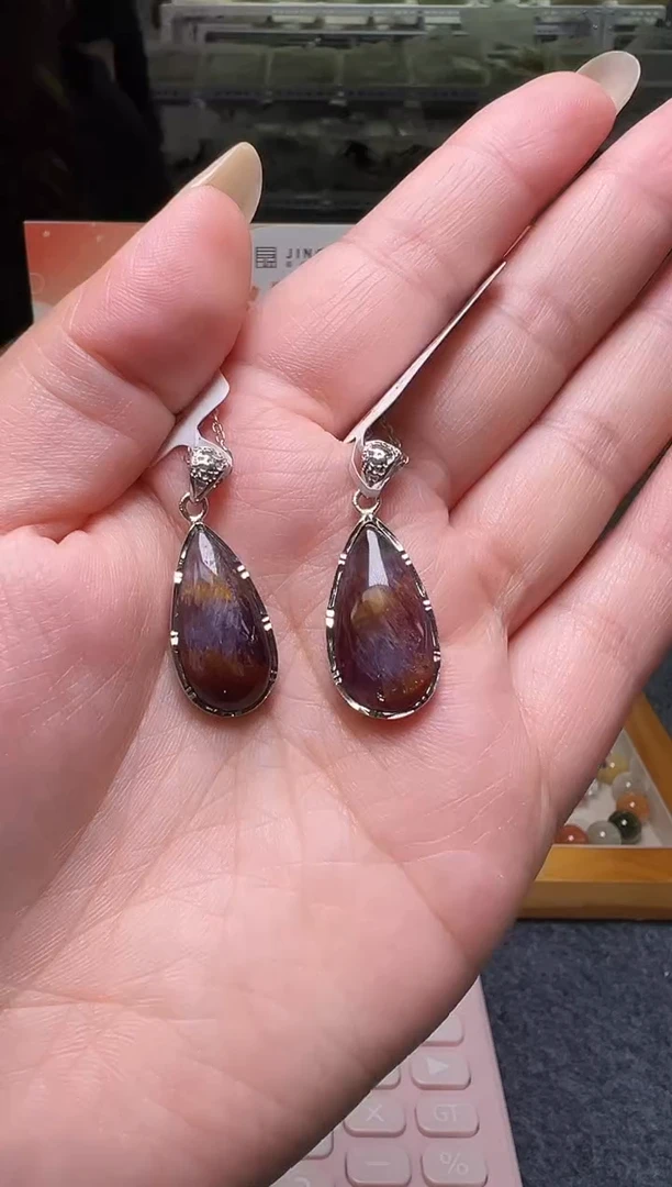 颈饰未镶嵌水晶极光吊坠 3.0-3.5g 多样性发一 JP53609