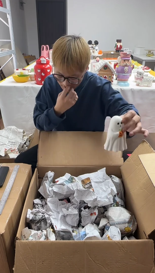 手工艺品琉璃满25包邮 微瑕陶瓷 不退不换