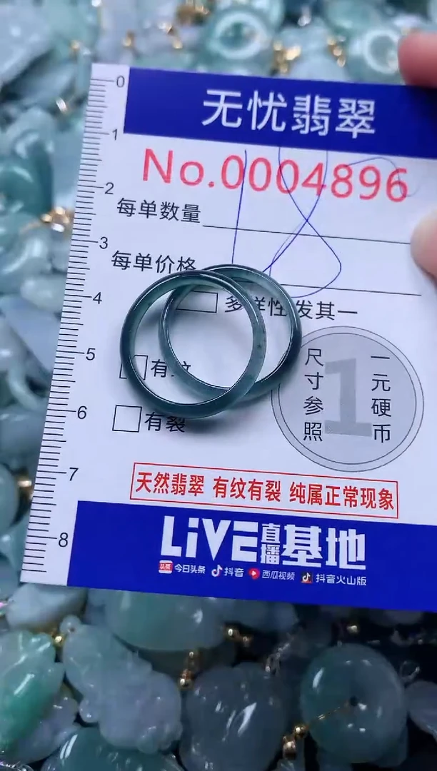 颈饰未镶嵌翡翠4896