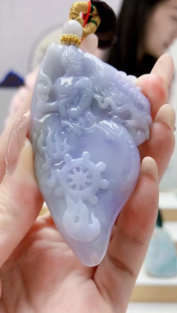 未镶嵌定制翡翠4812jw-毛货挂件41
