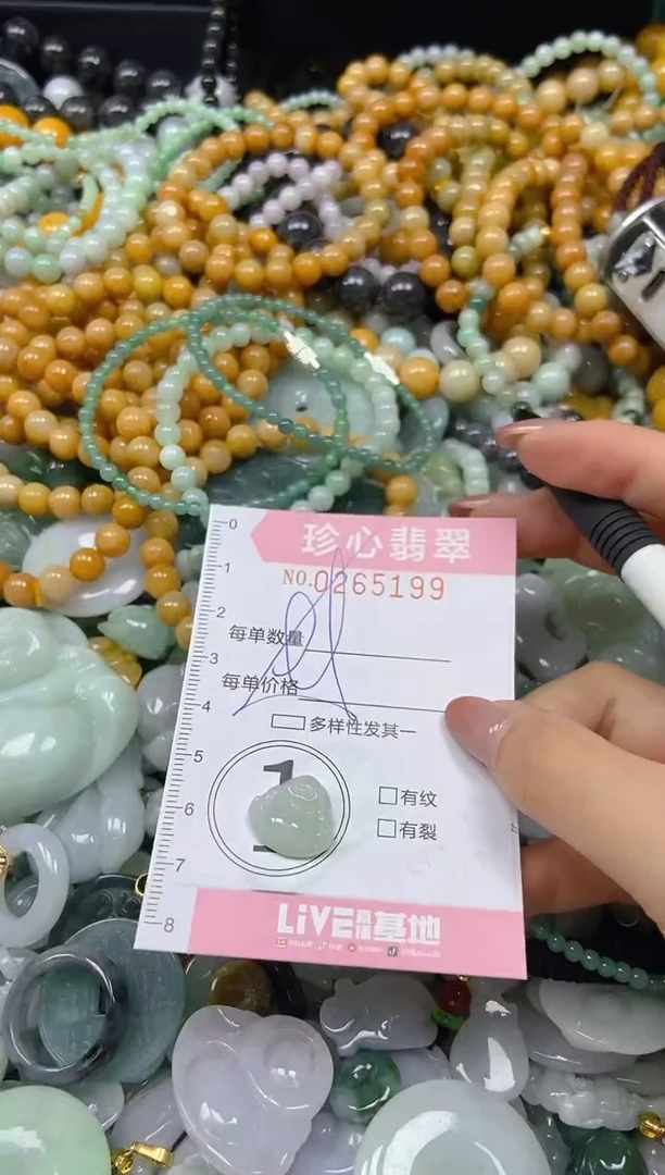 翡翠未镶嵌颈饰闪购0265199