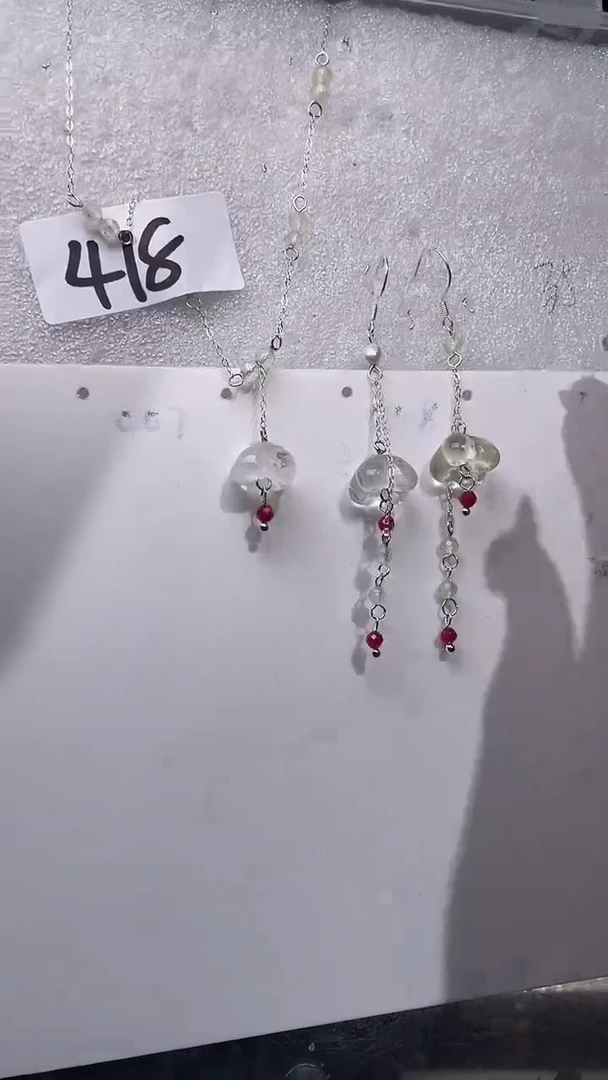 紫晶耳饰银S925镶嵌喜欢拍