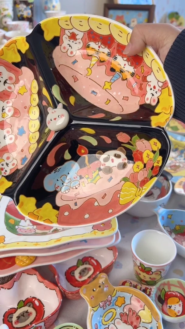 摆件陶千*景德镇陶瓷手绘