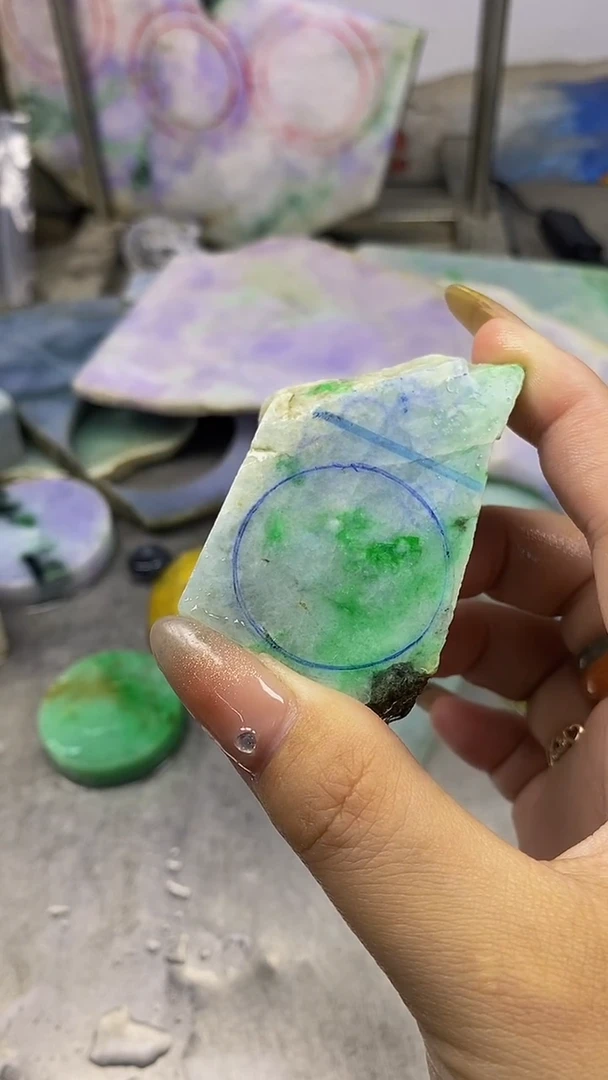 散珠翡翠天然缅甸翡翠A货305