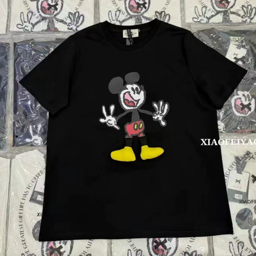 米奇立体宽松T恤女 大码显瘦设计师卡通时尚休闲潮流女装