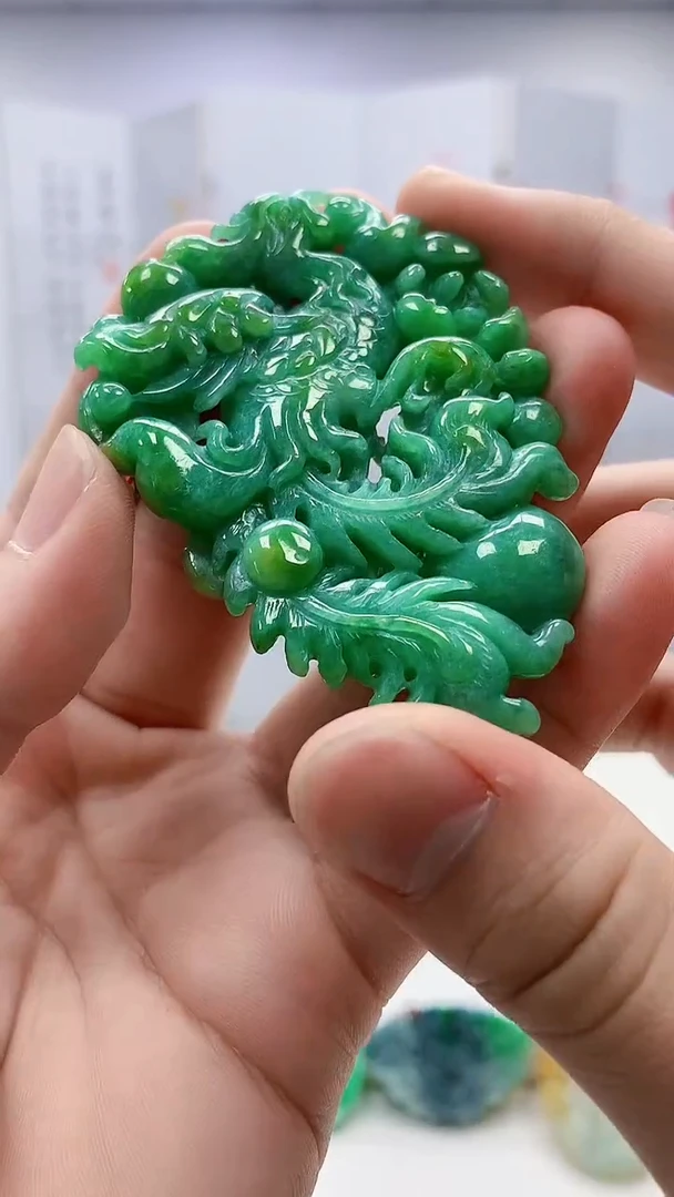 定制翡翠未镶嵌5158bb-毛货挂件52