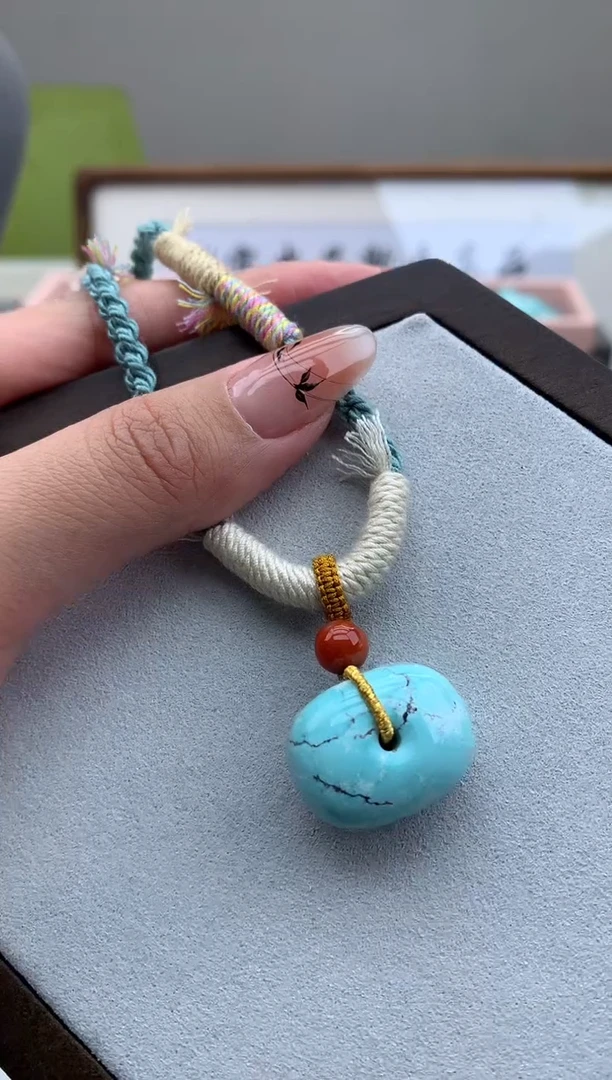 【闪购商品】绿松石未镶嵌锁骨链Q163