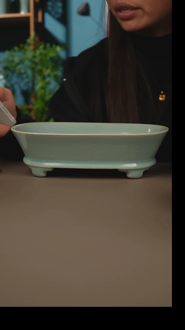 杯仿古水仙盆微暇