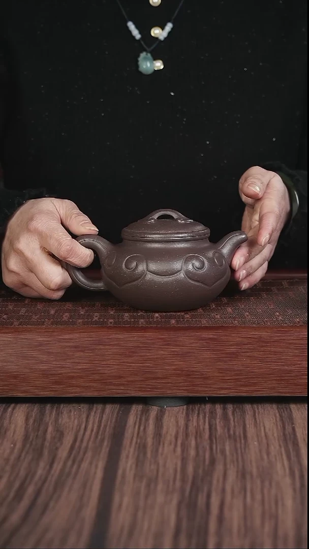 【闪购商品】紫砂茶壶xll  天青 如意仿古