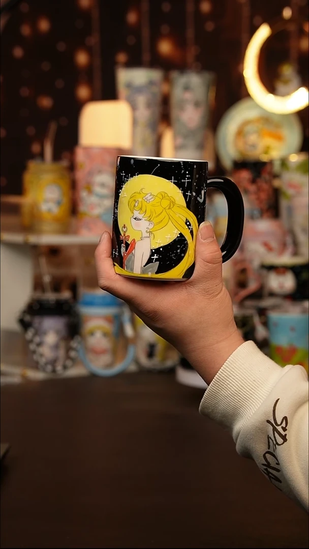 （玉泥）景德镇手工手绘文创陶瓷杯