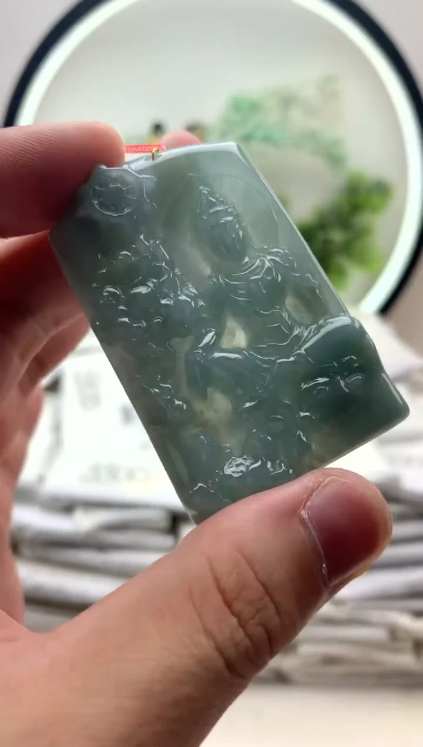 颈饰未镶嵌翡翠文殊
