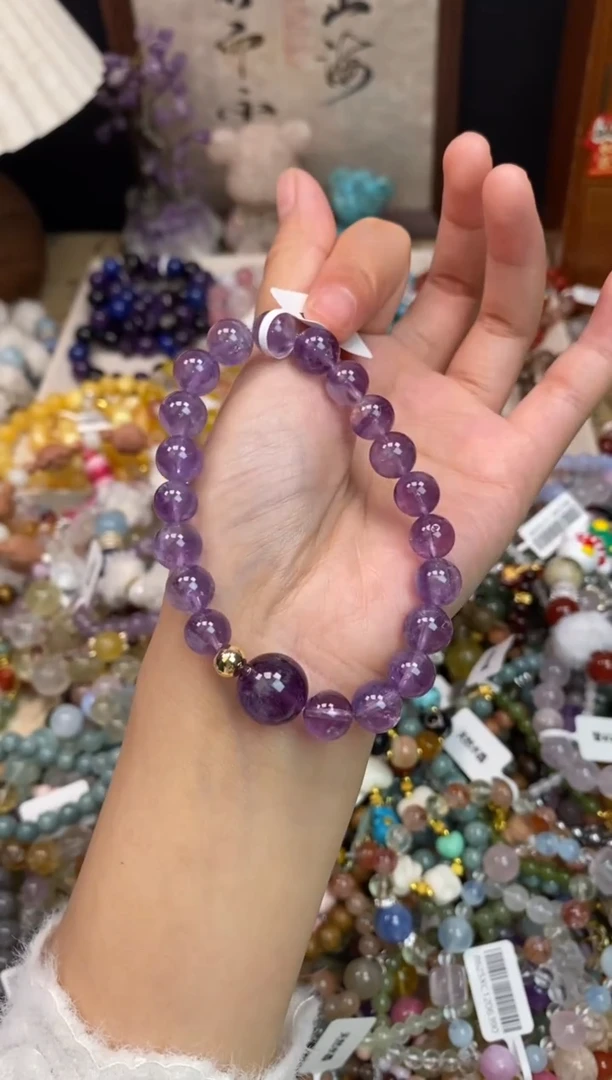 未镶嵌手链紫晶398