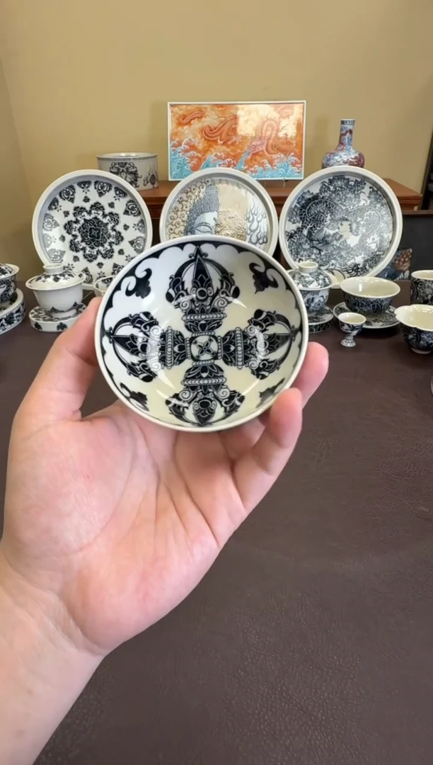 二号釉金刚杵普洱杯