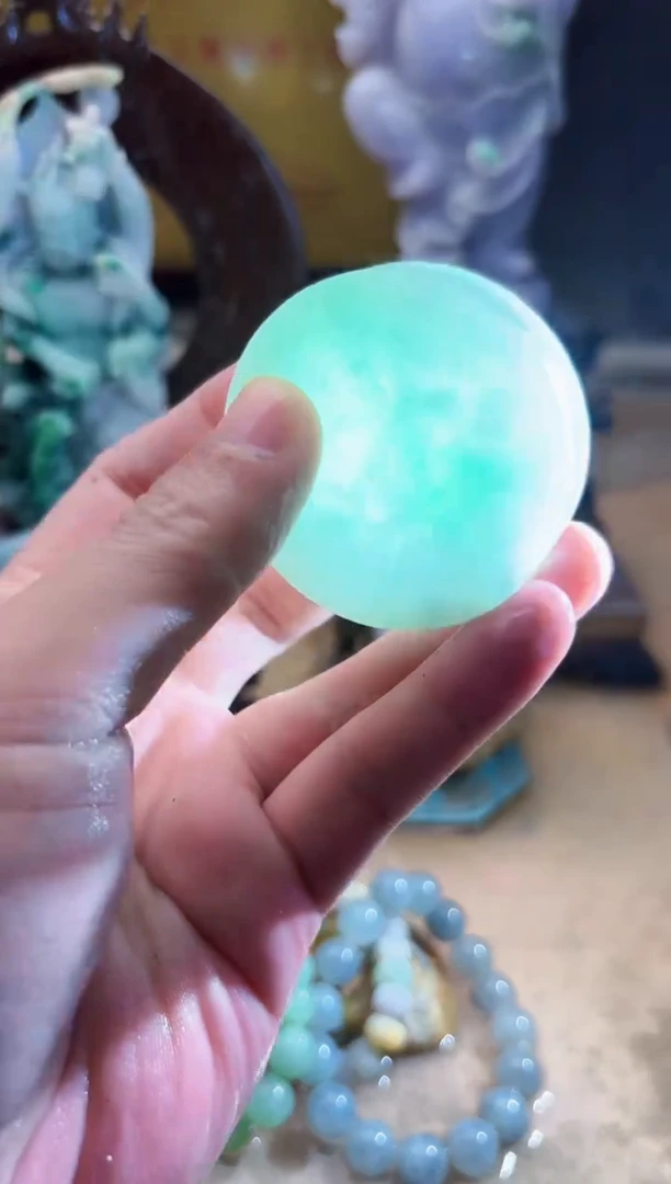 未镶嵌挂件翡翠A货张麦9115