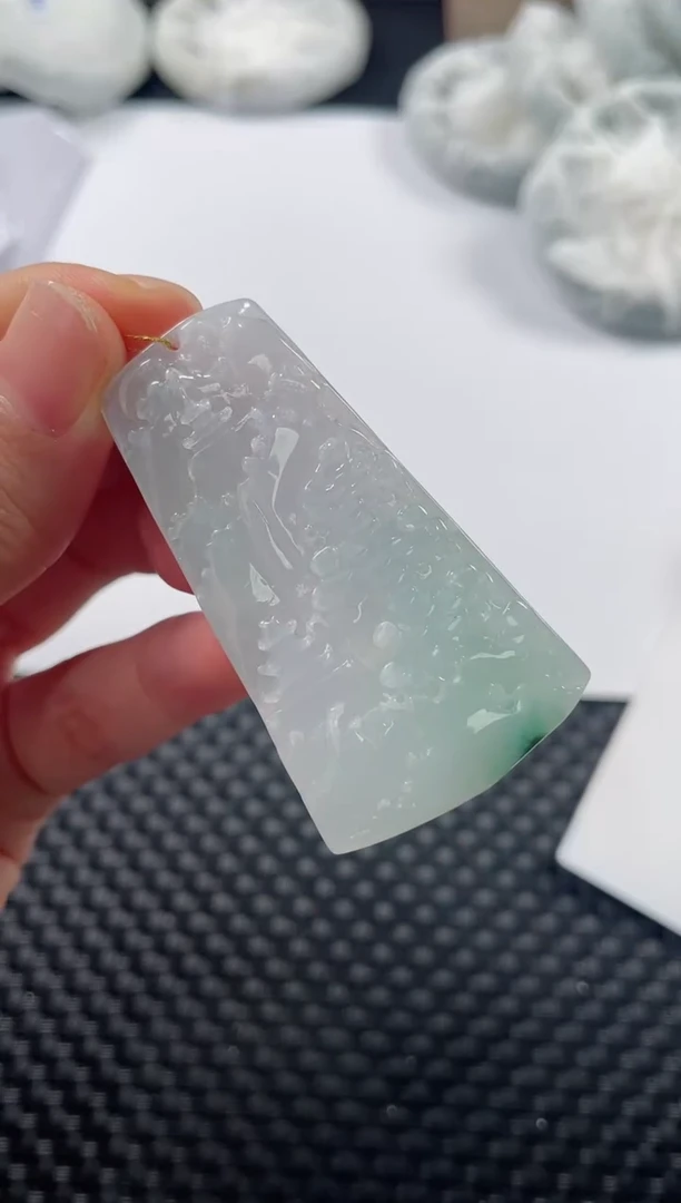 颈饰未镶嵌翡翠风**?基地发货H 4338 山水