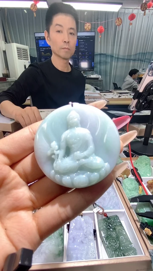 【闪购商品】翡翠颈饰未镶嵌天然缅甸翡翠A货未镶嵌