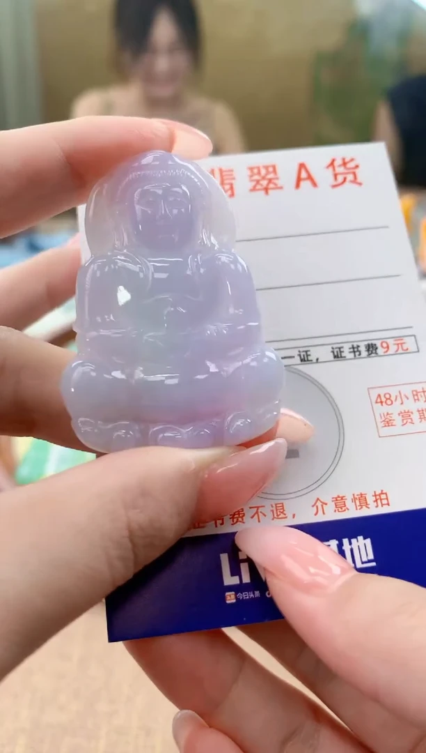颈饰未镶嵌翡翠天然A货翡翠挂件
