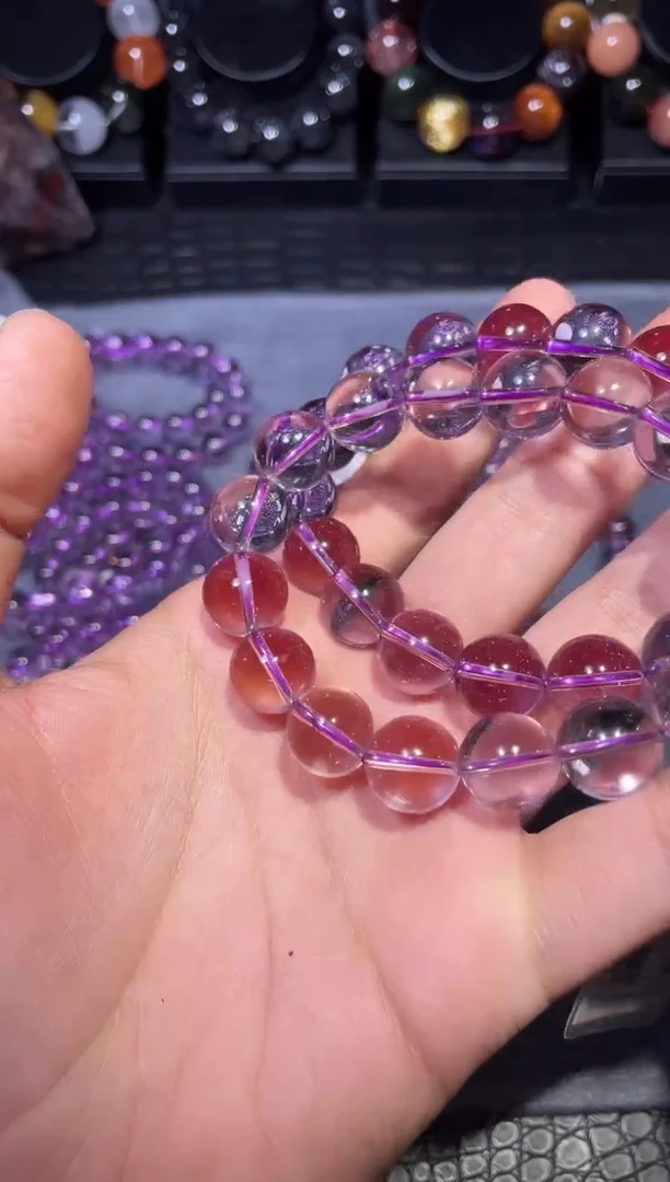 【闪购商品】水晶手链未镶嵌紫水晶单圈A13（多样性发其一）