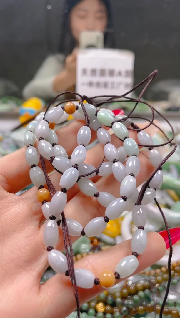 【闪购商品】翡翠颈饰未镶嵌5MM/R/翡翠A货一图一物