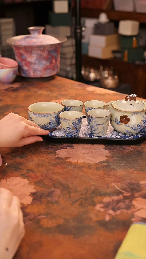 【闪购商品】陶瓷茶具（无礼盒无茶盘）@@A11507