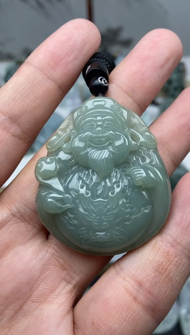 颈饰未镶嵌翡翠财神