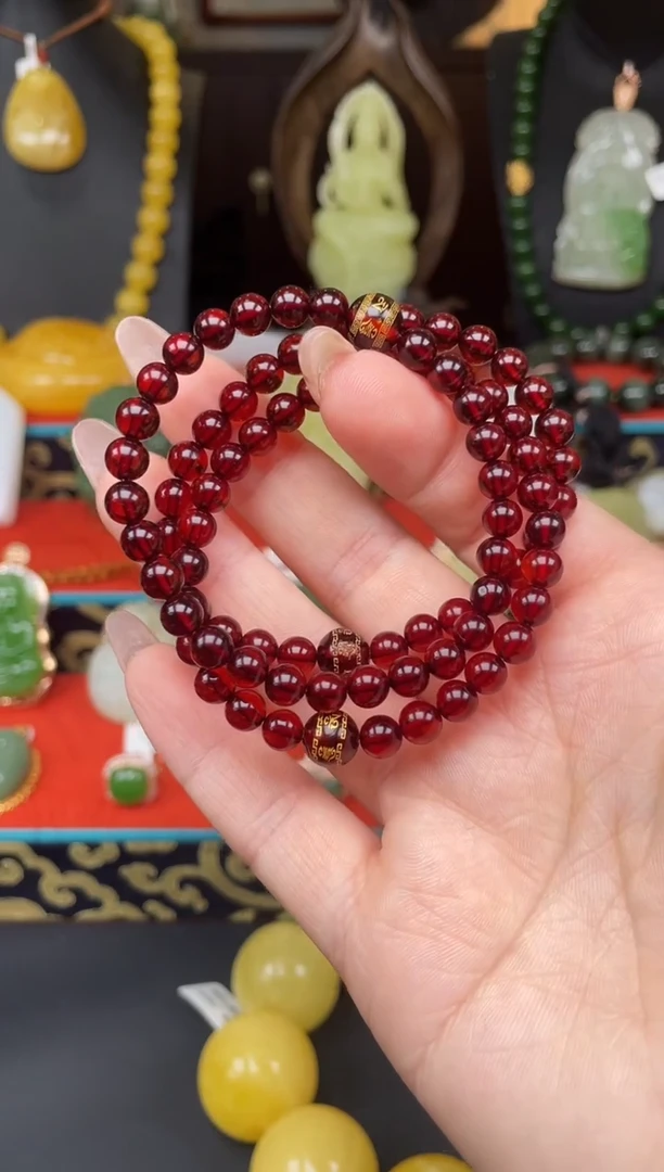 未镶嵌血珀手串手串f041