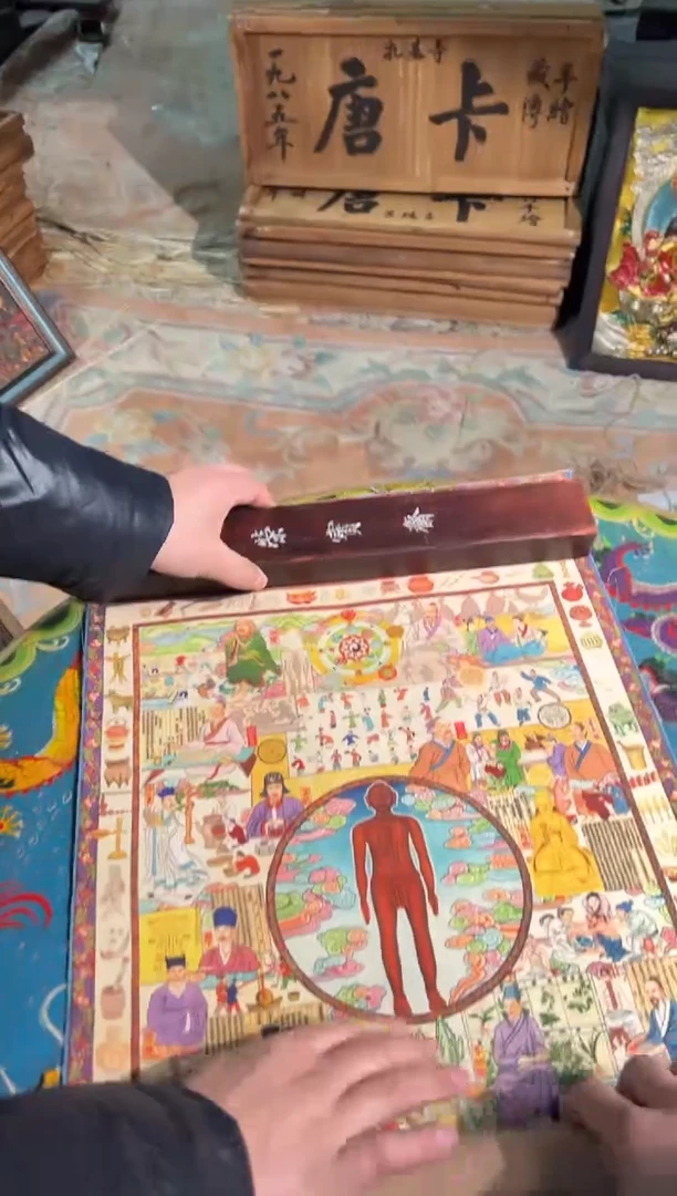 卷轴画卷轴画奥奥的唐卡