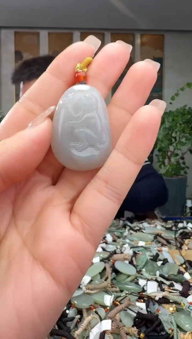 颈饰未镶嵌和田玉拍一发一多样性发货