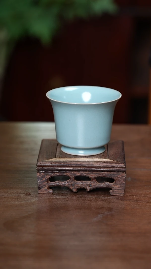 【闪购商品】L·宝丰宋官窑汝瓷荣天杯