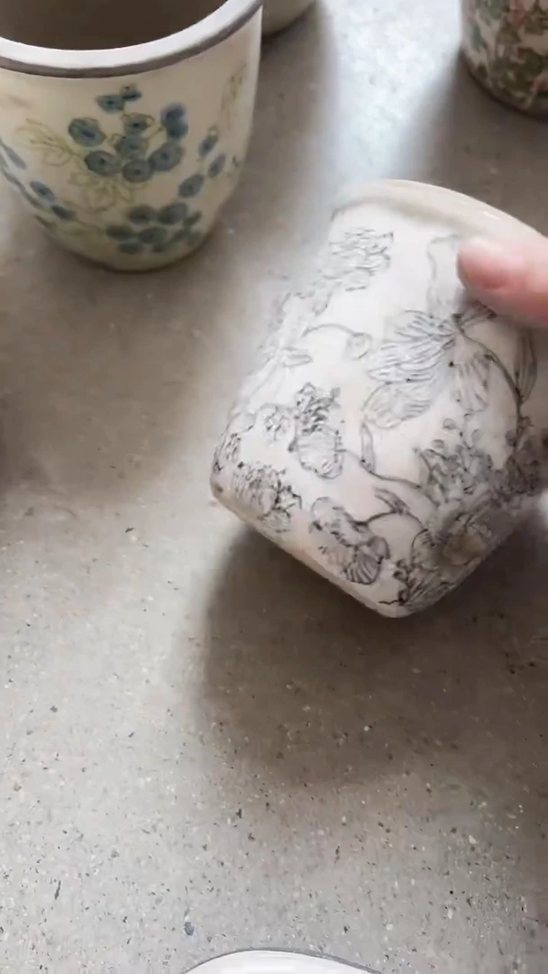 【闪购商品】陶瓷花盆高10.5cm内径10cm