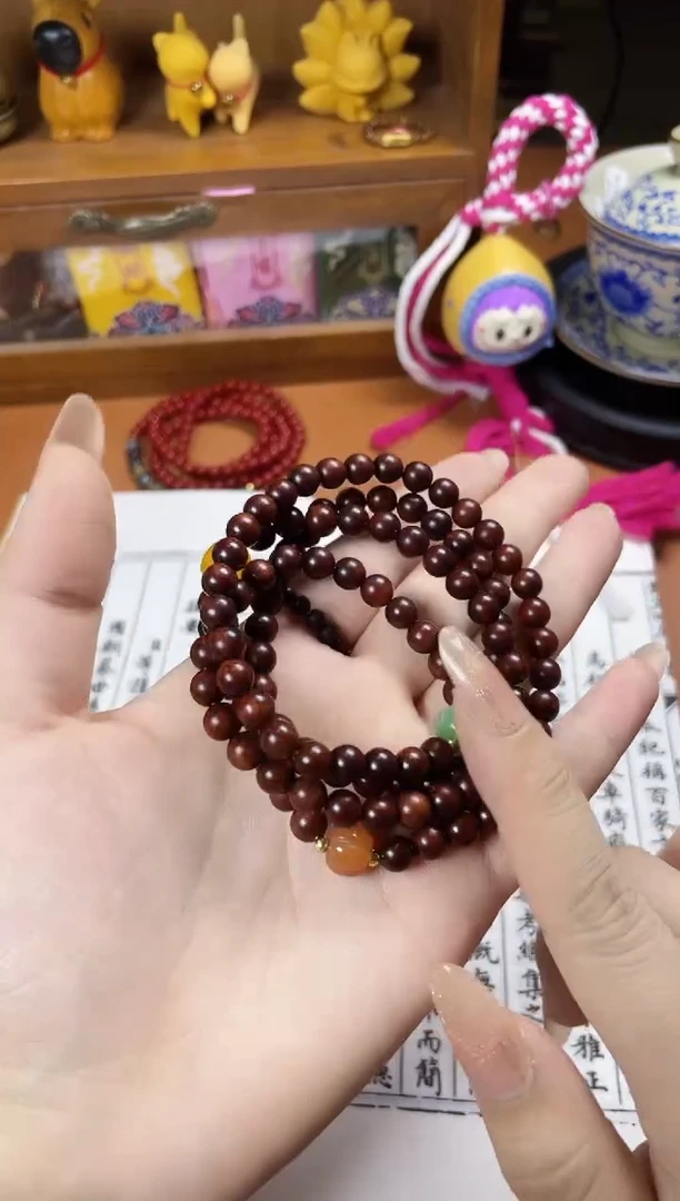 非洲檀香手串/手链菩提木质玉石手串/多发性其一/不带盒子