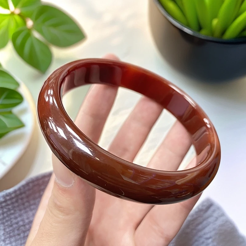 血离子老料玛瑙玉石手镯