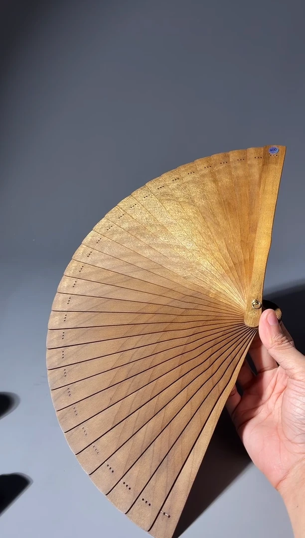 其他楠木（金丝楠）我**佳400号21cm小叶桢楠扇子