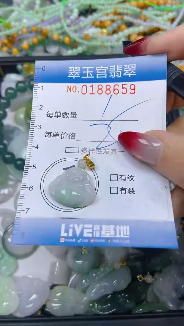 翡翠未镶嵌颈饰闪购0188659