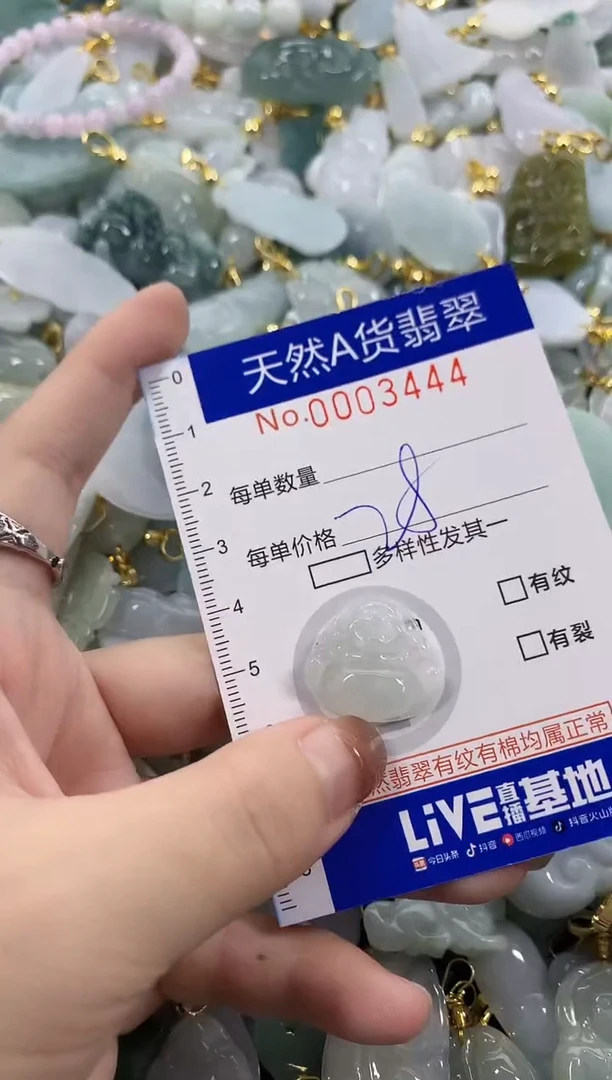 颈饰未镶嵌翡翠天然A货翡翠