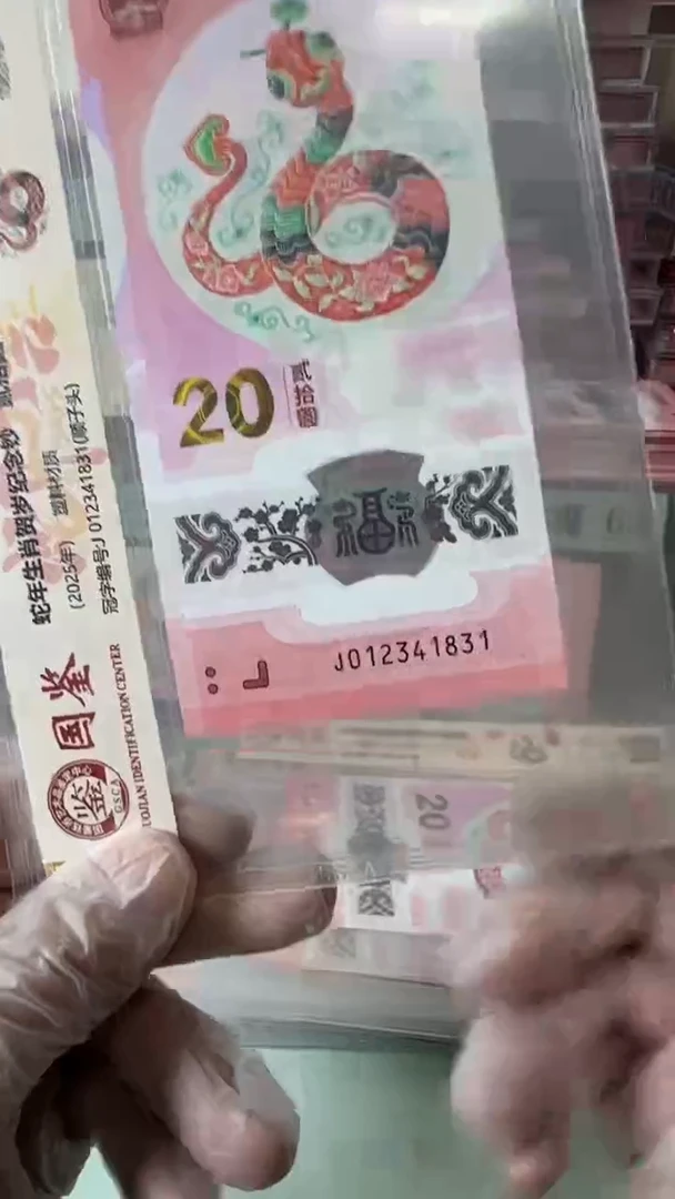 【闪购商品】塑料012341831-蛇钞单张！